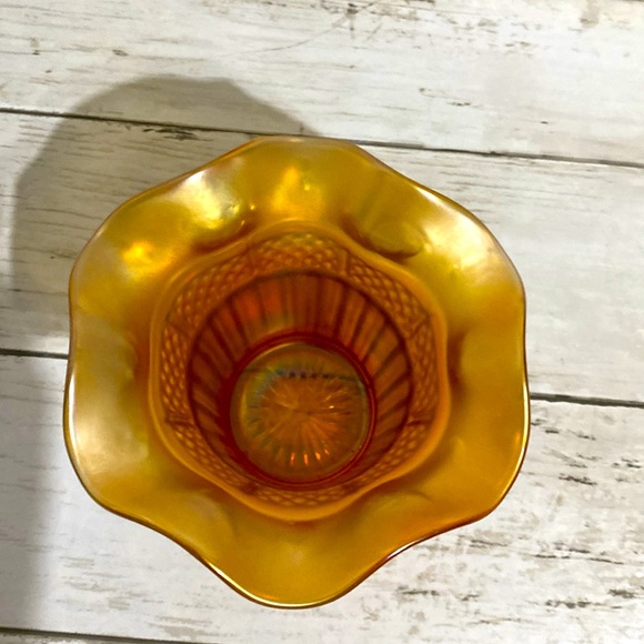 Vintage Northwood Marigold Hat Carnival Glass - Picture 4 of 9